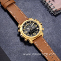 SMAEL 6012 Fashion Brand Watch Men Leather Sport